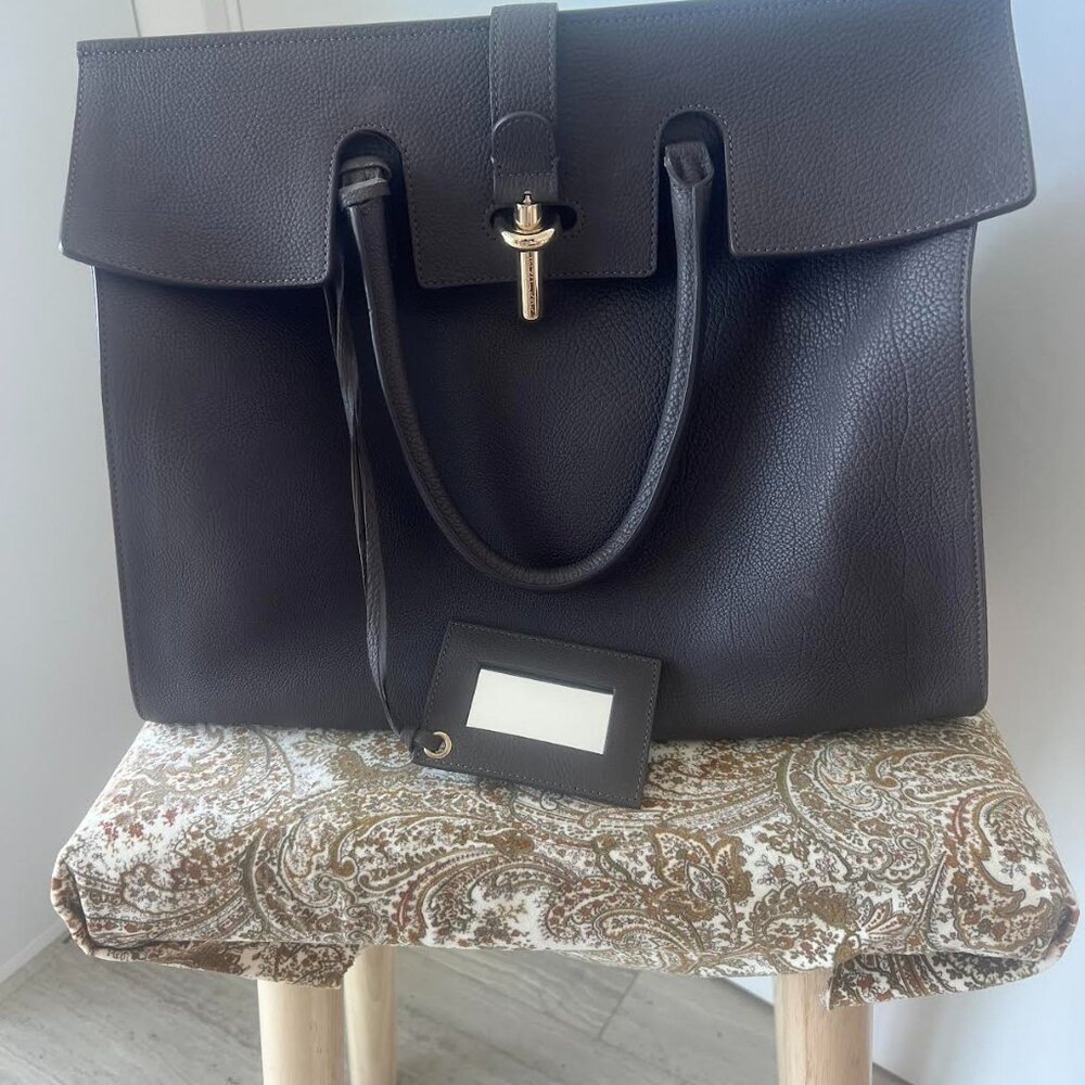 Balenciaga Large Tube Round bag in grey (RARE FIND)